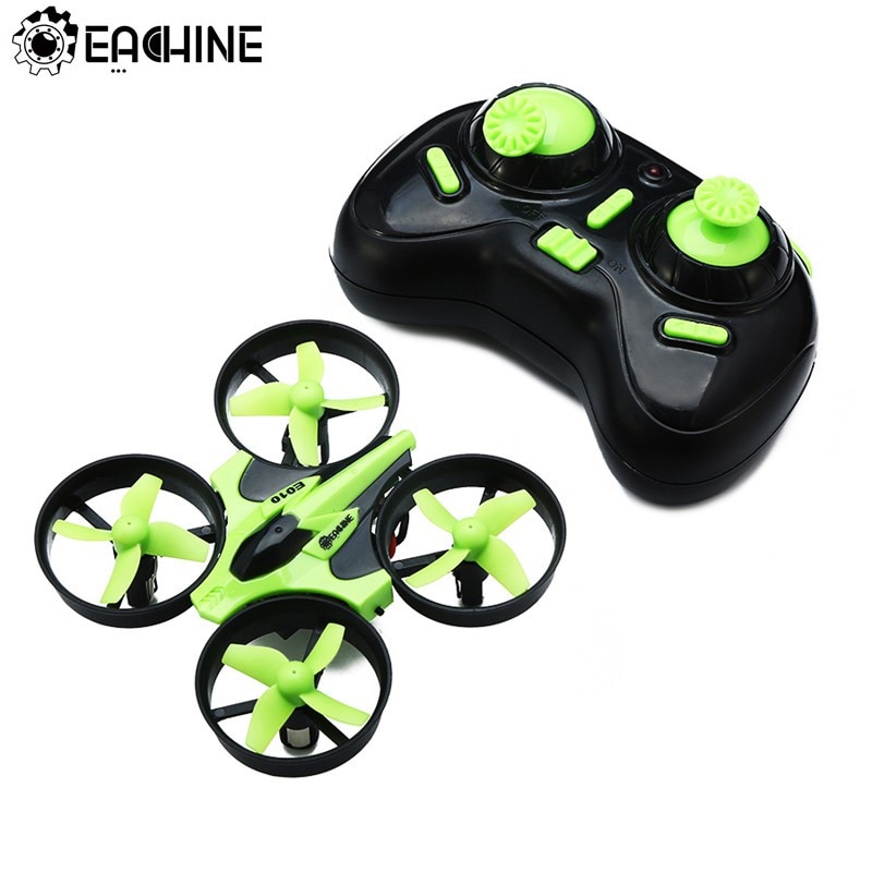 Eachine E010 Mini Drone 2.4G 4CH 6 Axis 3D Headless Mode Memory Function RC Quadcopter RTF Tiny Gift Present Kid Toys