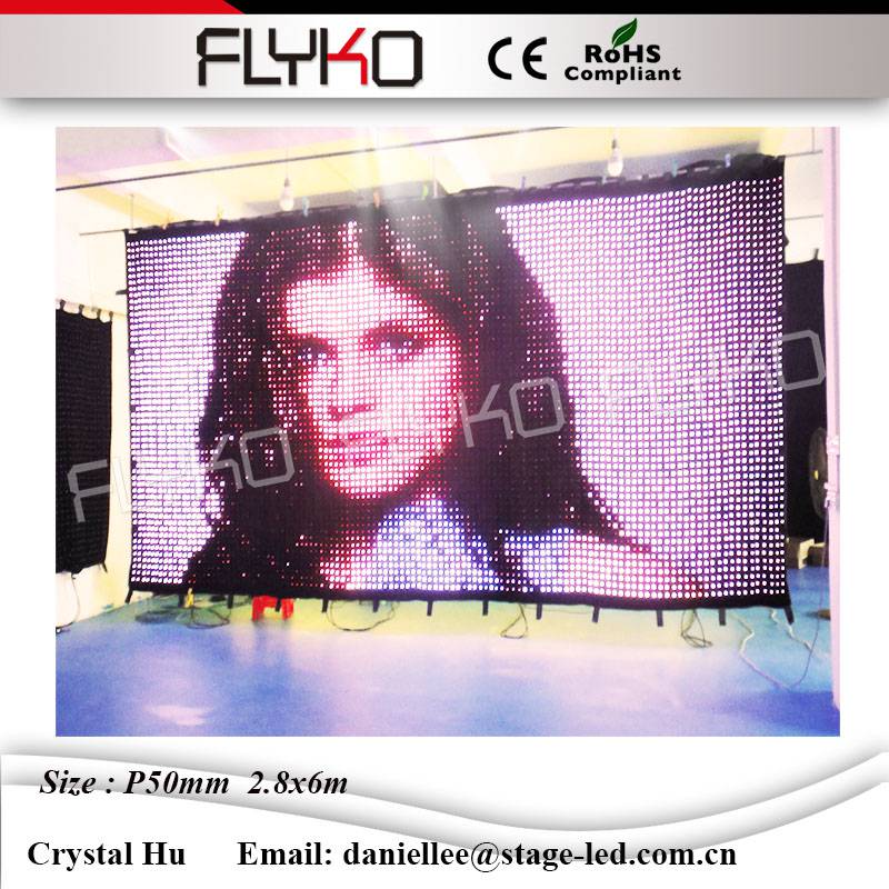 Led edit software Flyko led light black backdrop P50mm 2.8x6m