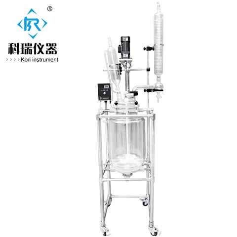 30L Lab Double lined Glass Reactor