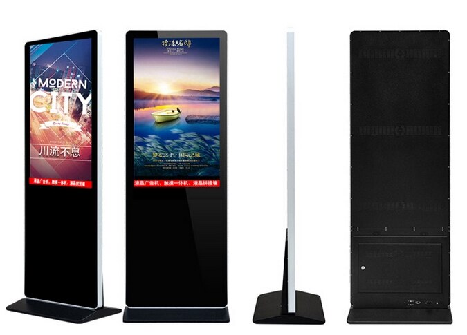 42 47 55 65 Wi-Fi Display Airplay Miracast digital signage floor stand DIY touch interactive display screen