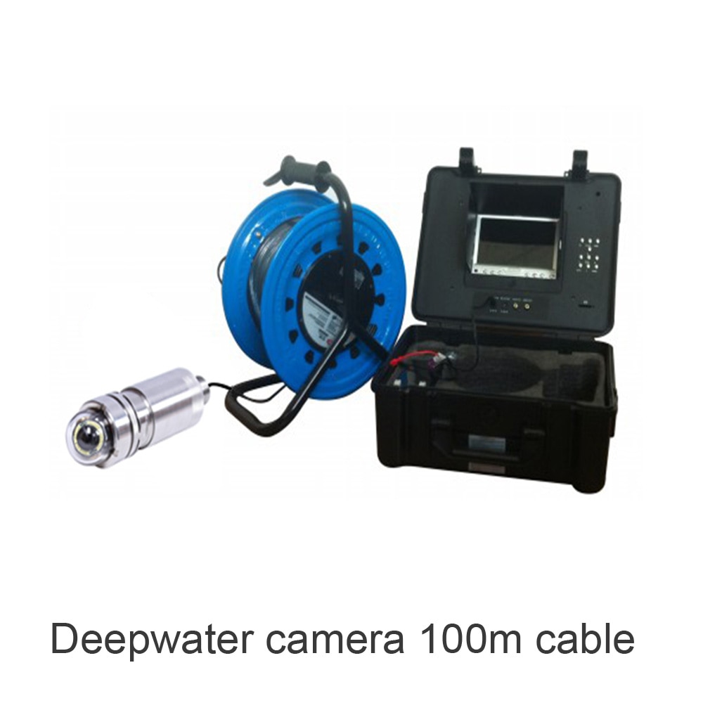 100-300M Cable Deep water camera Underwater fishing camera surveillance industry inspection night vision DVR system