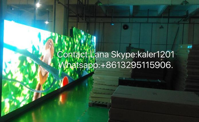 TEEHO P8 waterproof led displays outdoor led p8 rgb screen Diecasting Cabinet 512mm*512mm 64*64dots rental ultra slim video wall