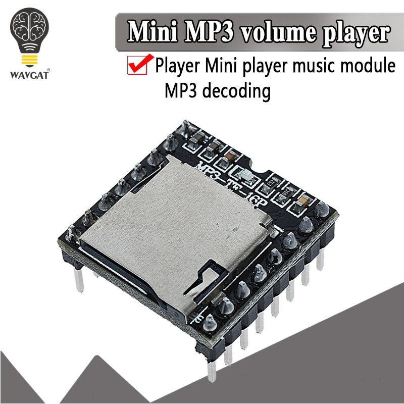 Mini MP3 Player Module TF Card U Disk Mini MP3 Player Audio Voice Module Board For Arduino DF Play Wholesale