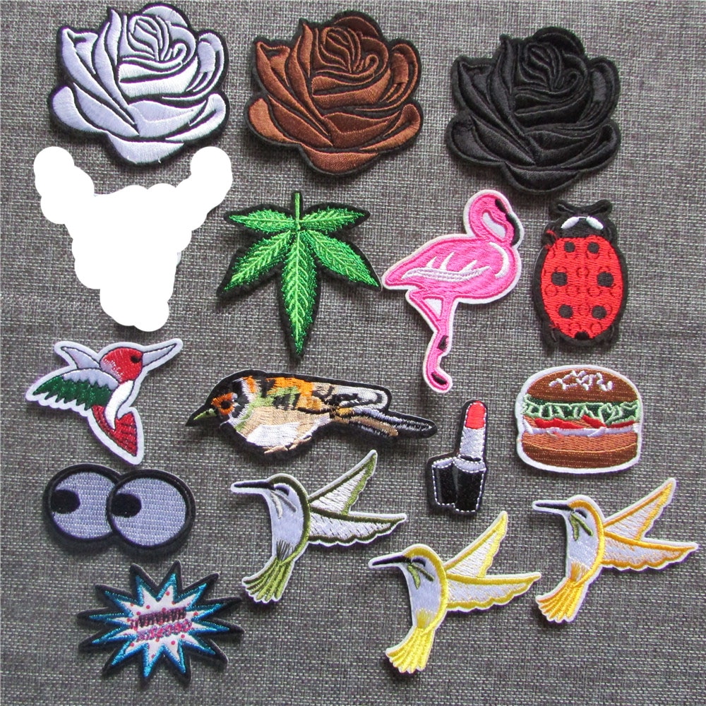 1pcs sell fashion style hot melt adhesive applique embroidery patch DIY clothing accessory patches stripes C5213-C5233