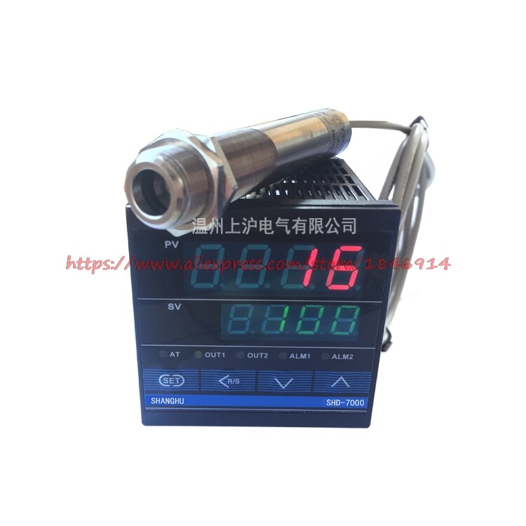 0-1600 degree of non contact Infrared temperature sensor probe with temperature control table