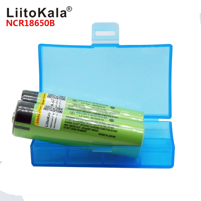 Hot LiitoKala 100% NCR18650B 3.7V 3400 mah 18650 3400mah Lithium Rechargeable Battery for flashlight to powr bank