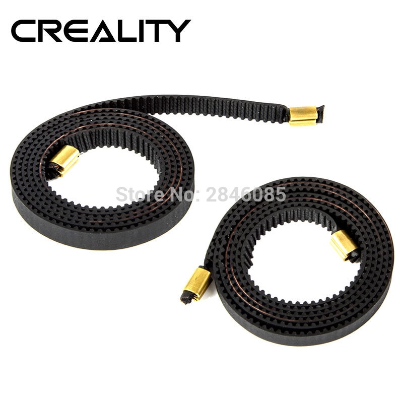 CREALITY 3D Black Rubber GT2-6mm open timing belt X Axis 765mm+Y Axis 720mm Length Belt Replacement For Ender-3 Printer