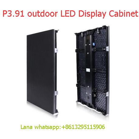 TEEHO 6pcs/lot P3.91 SMD outdoor 500*1000mm LED Display DieCasting Cabinet panel led video rental videowall billboard