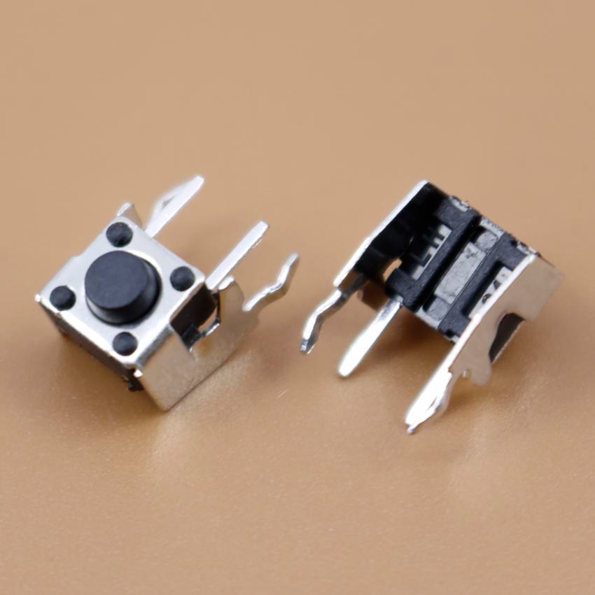 YuXi 1pcs Tact Switch Push Button 6*6*5 6mm*6mm*5mm H5mm Right Angle