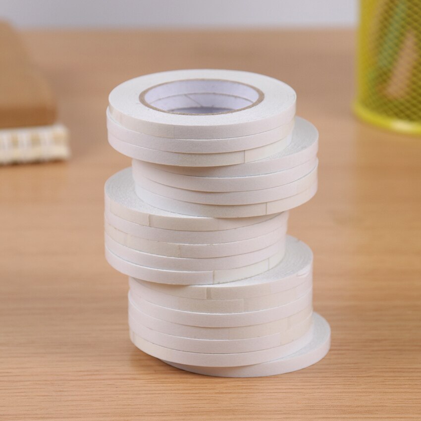 12M Double Sided Tape White Super Strong Double Sided Adhesive Paper Strong Ultra Thin High Adhesive Tape