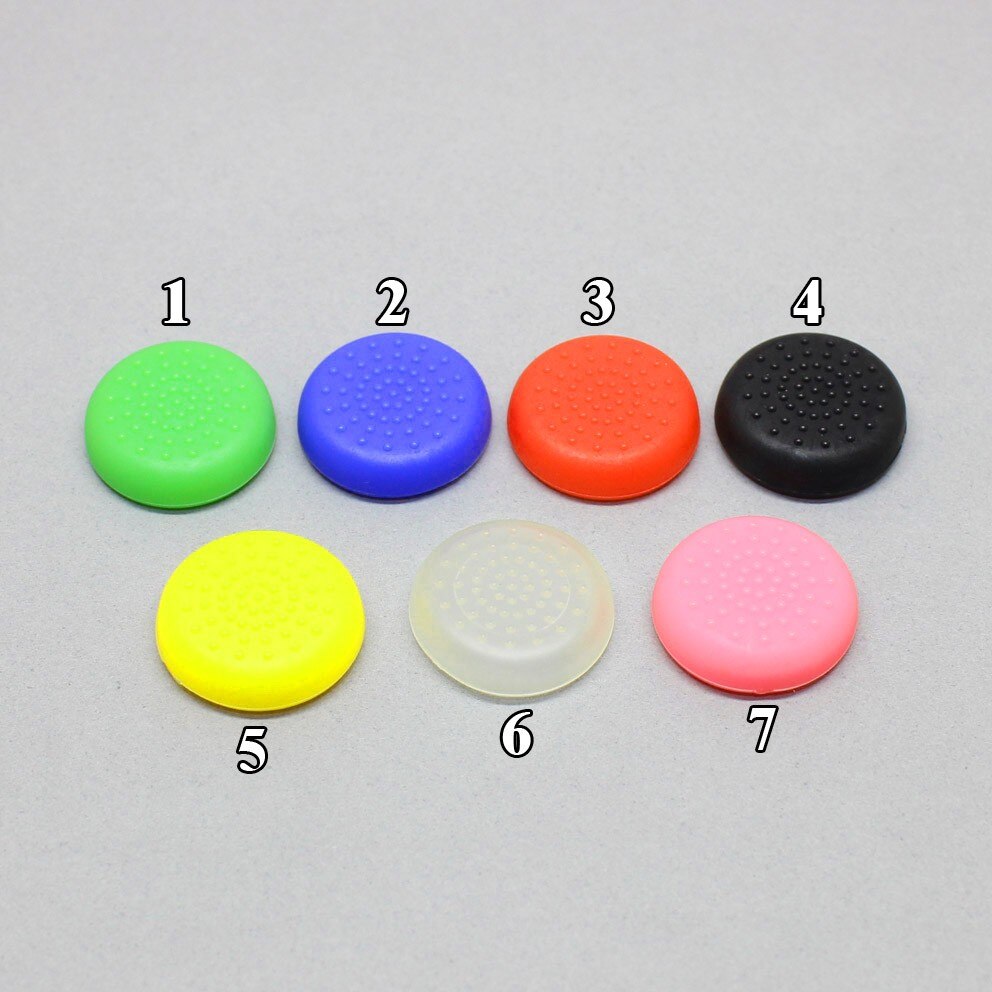 2pcs Game Accessories TPU Analog PS4 Controller Cover Skin Stick cap Grips Joystick Caps Case for Sony PlayStation 4 Console