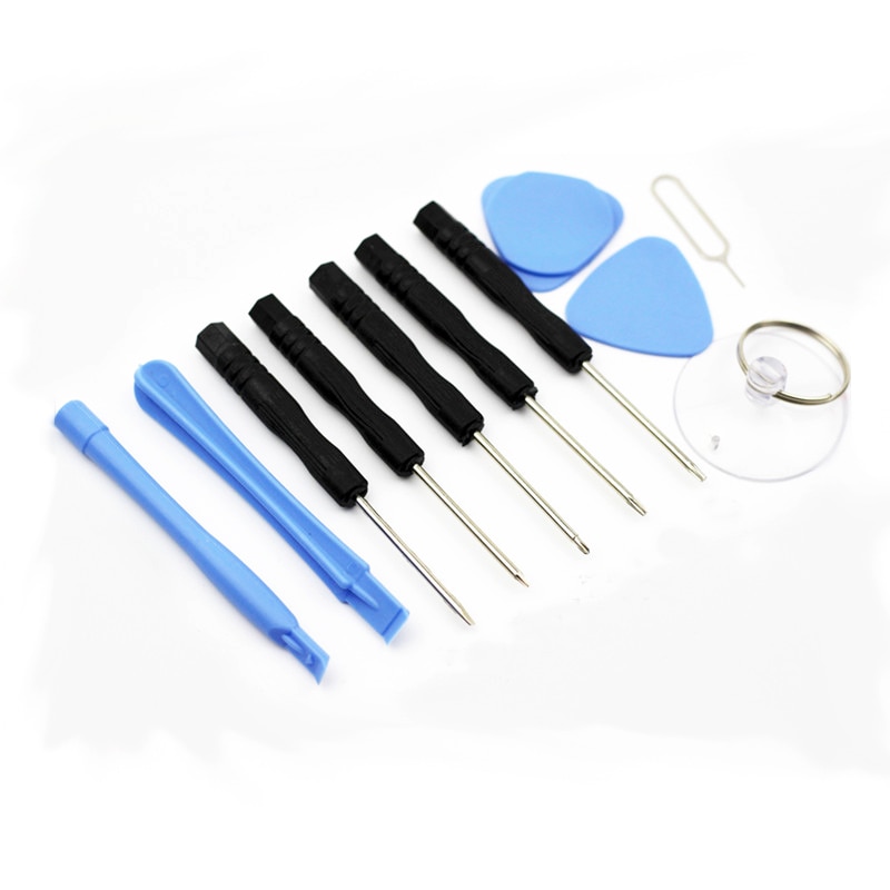 New 11 in 1 Opening Tools Disassemble Kit for iPhone 4 4s 5 5s 6 6s Smart Mobile Phone Repair Tools Kit Screwdriver Set