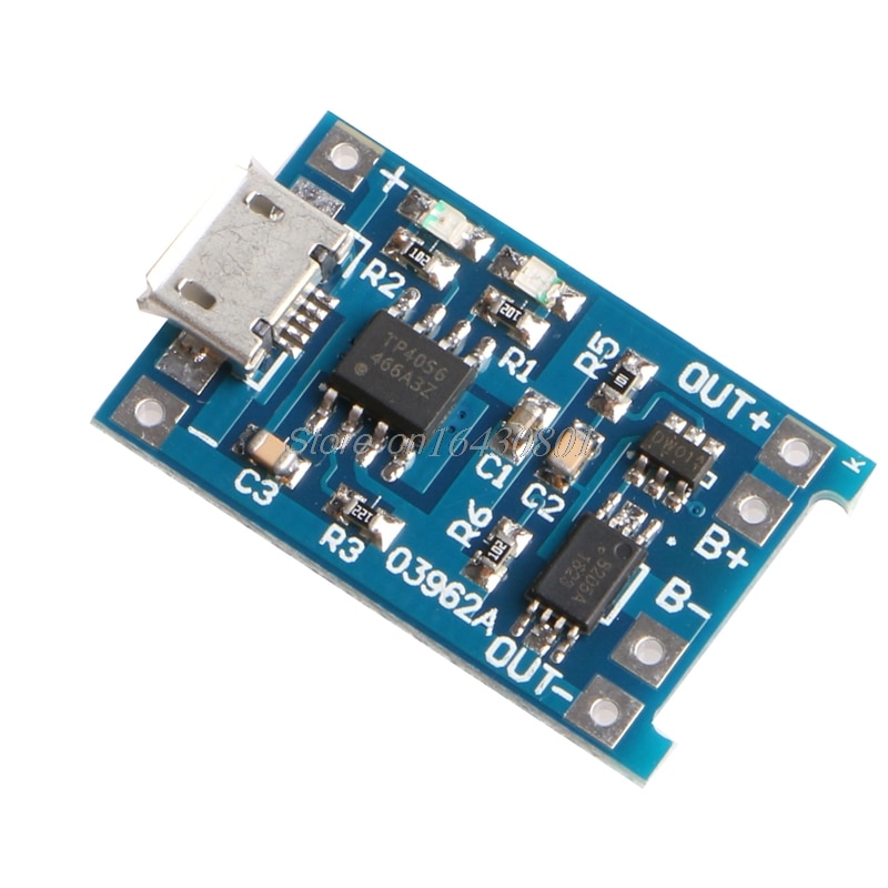 Micro 5V 1A USB 18650 Lithium Battery Charging Board Module+Protection S08 Wholesale&DropShip