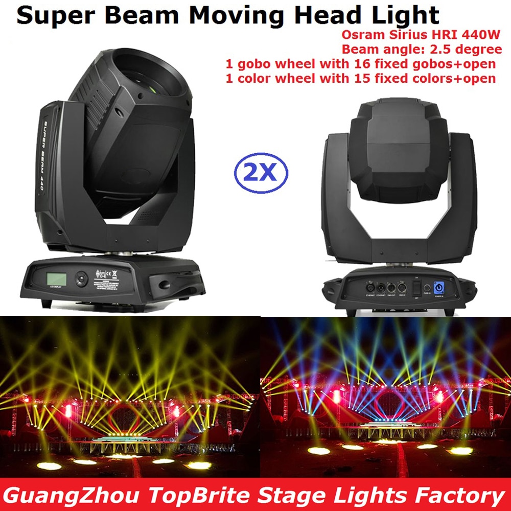 High Quality Moving Head Beam Lights Sharpy 20R 440W Super Beam Moving Head Spot Lights Professional DJ Disco DMX Stage Light