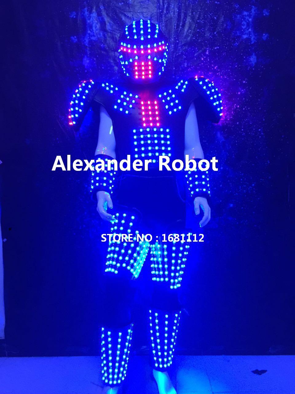 LED Costume robot/LED Clothing/Light suits/ LED Robot suits/ Kryoman robot/ alexander robot