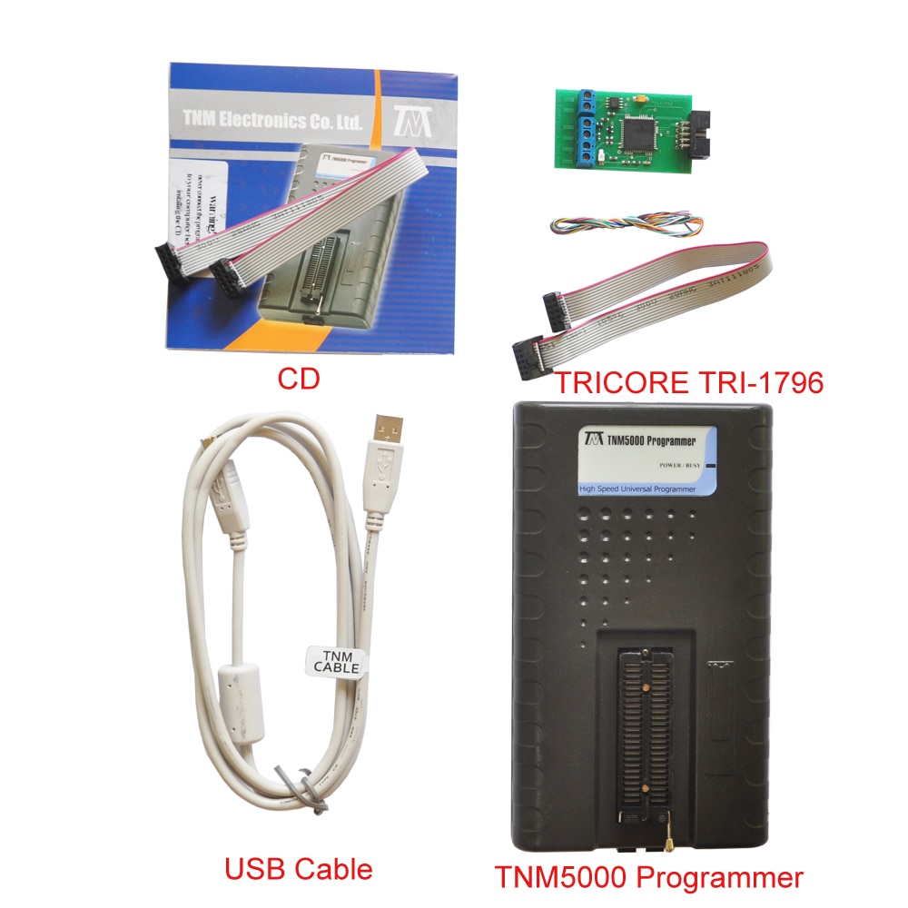 TNM5000 USB EPROM Programmer recorder+TRICORE TRI-1796 socket,Support Flash Memory,EEPROM,Microcontroller,Laptop/Notebook IO