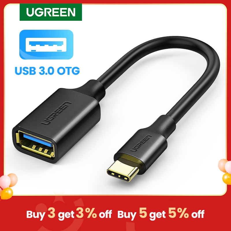 Ugreen USB C to USB Adapter OTG Cable USB Type C Male to USB 3.0 2.0 Female Cable Adapter for MacBook Pro Samsung Type-C Adapter