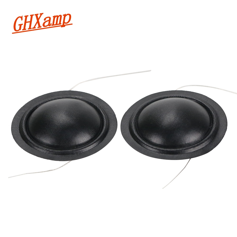GHXAMP 25.4mm 25.5mm Tweeters Voice Coil 1 inch 6ohm 8ohm Silk Diaphragm Membrane KSV Treble Speaker Repair accessories DIY 2PCS