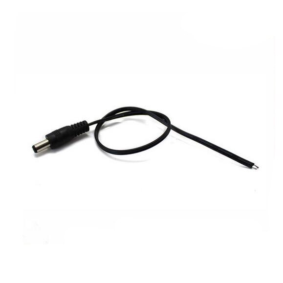 30cm 5.5*2.1mm 26AWG flat type electric power dc cable for CCTV,LED