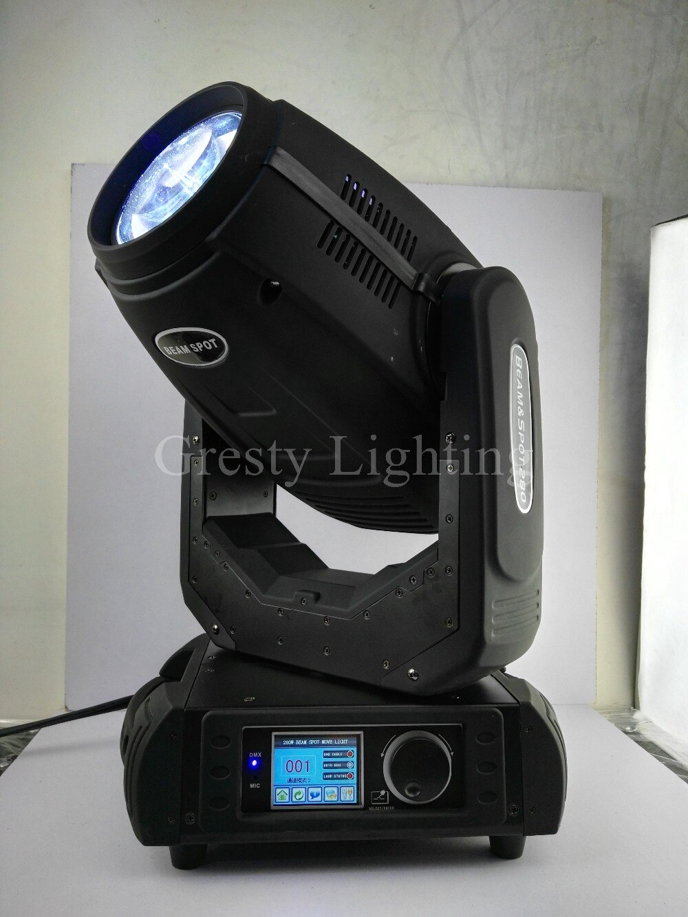 6pcs/lot with 3 pcs flight case (2in1)package 280w beam spot wash 10R moving head light