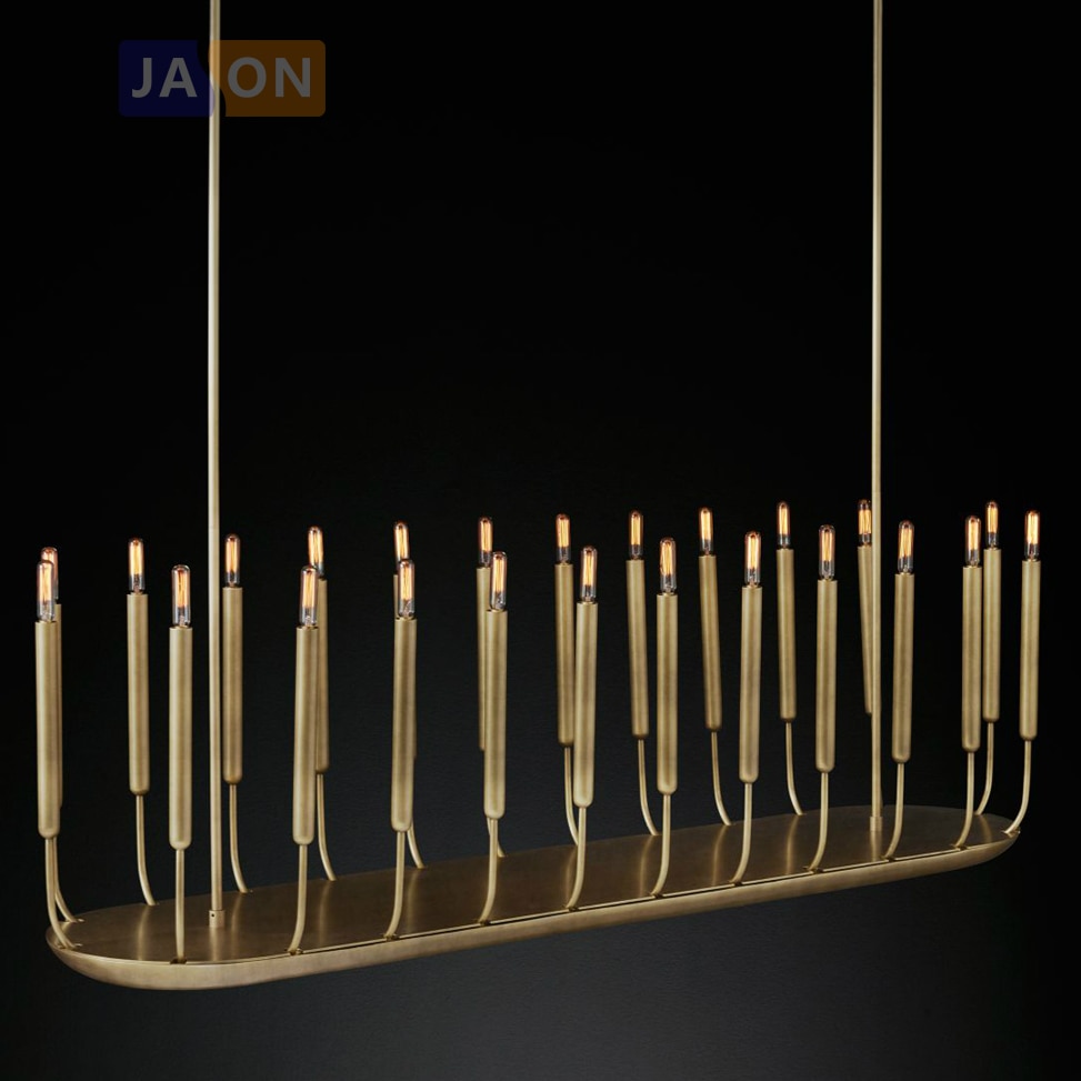LED American Vintage Iron Candle Customized LED Lamp LED Light.Pendant Lights.Pendant Lamp.Pendant light For Dinning Room Foyer