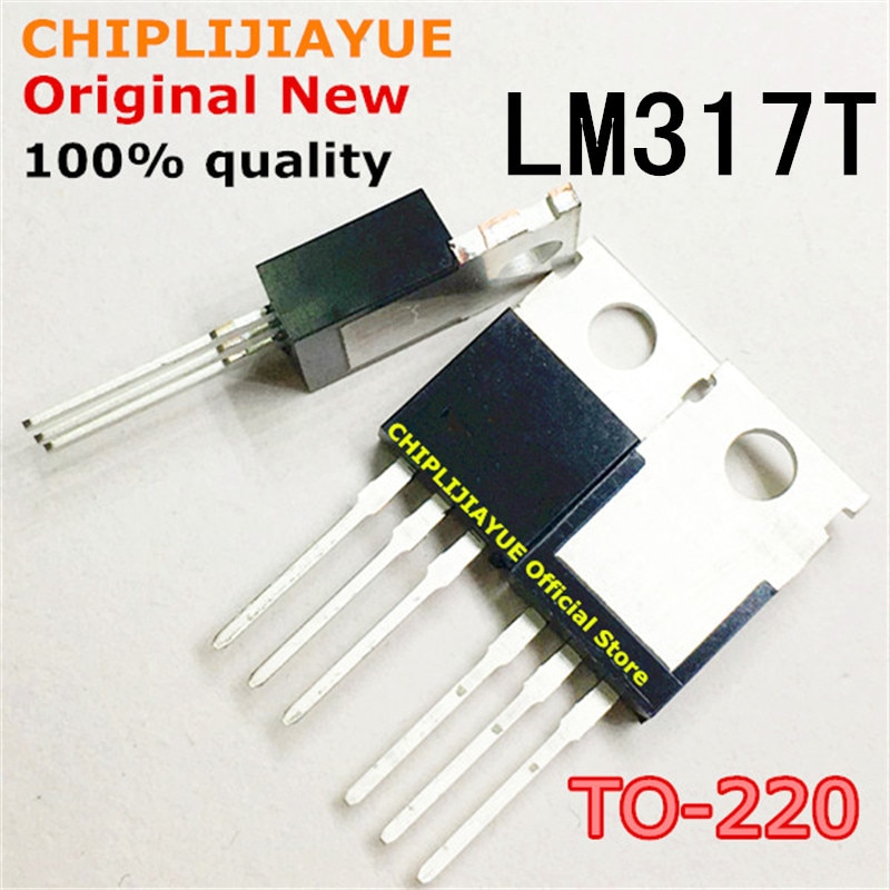 10PCS LM317T TO220 LM317 TO-220 317 1.2V-37V 1.5A new and original IC Chipset