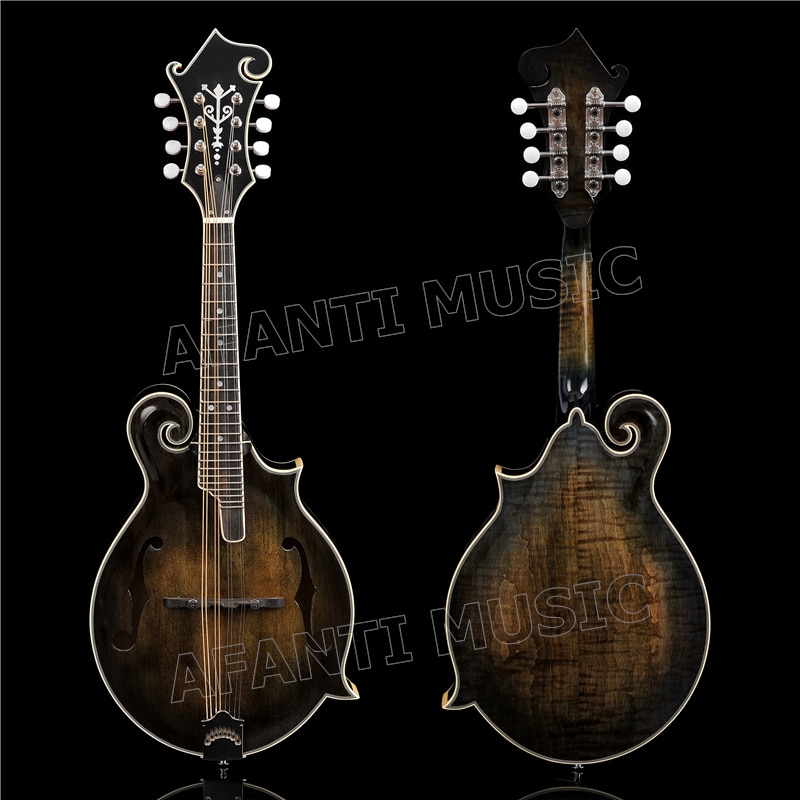 Afanti Solid Spruce top / Flamed Maple Back & Sides / Afanti Mandolin (AMB-201)