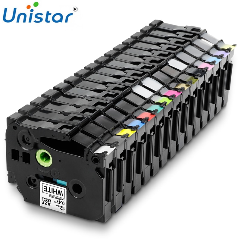 Unistar 231 Label Tape 12mm Compatible for Label Printer 131 631 Multi Colors Label Maker 334 335 231 Tape