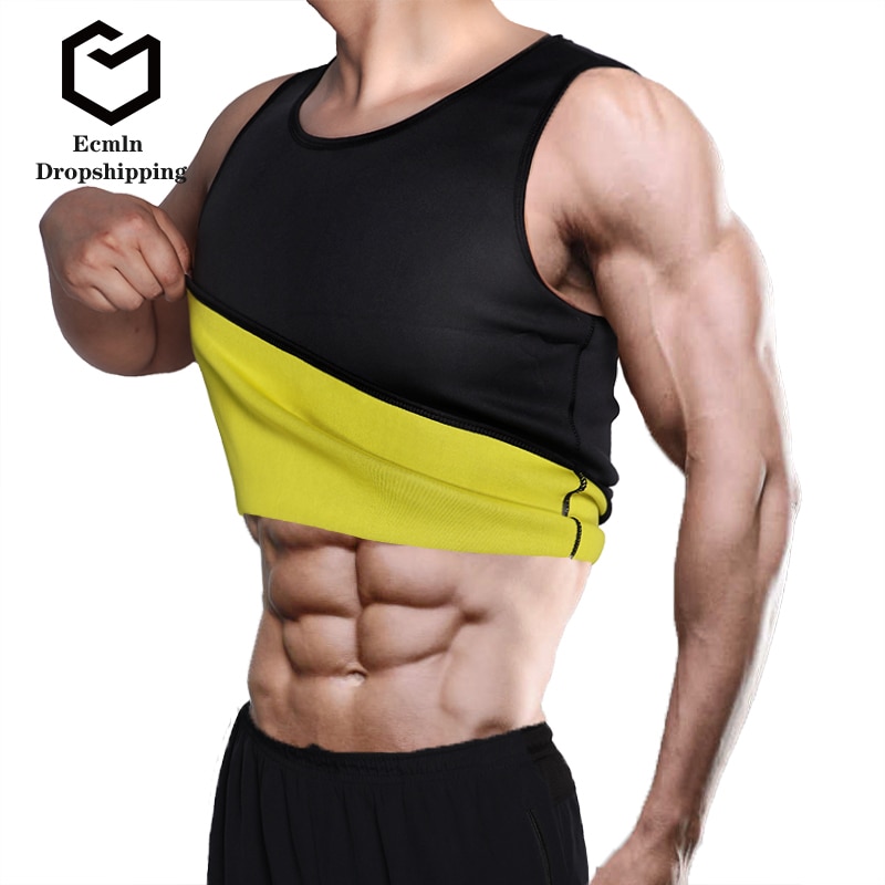 Dropshipping Slimming Belt Belly Men Slimming Vest Body Shaper Neoprene Abdomen Fat Burning Shapewear Waist Sweat Corset