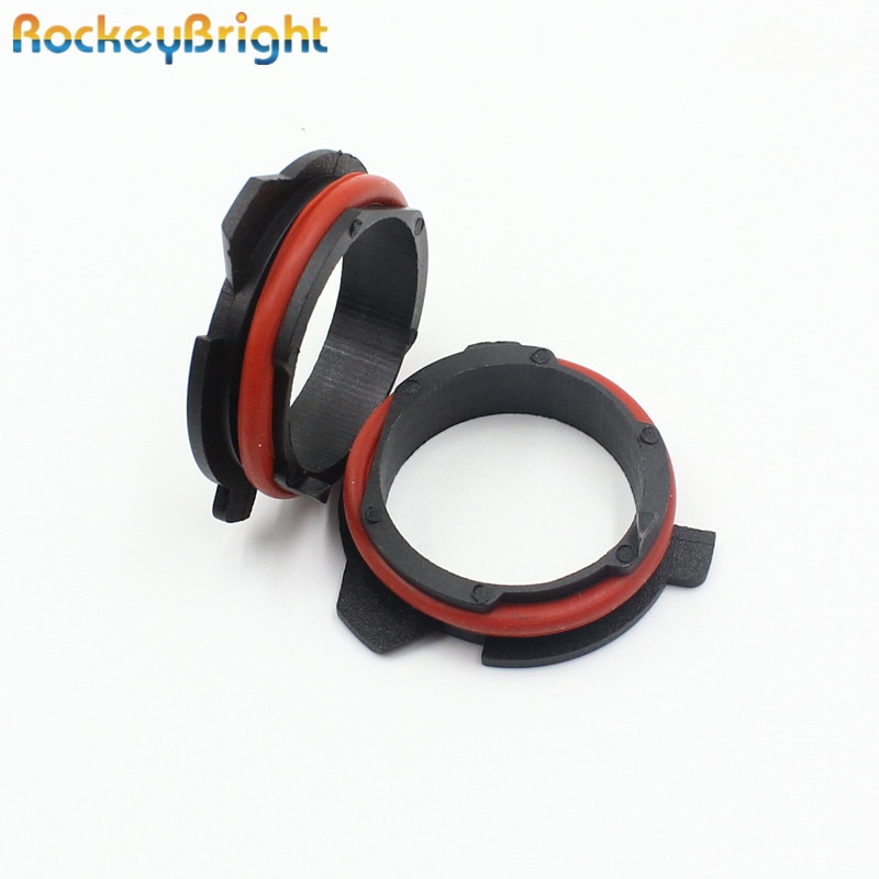 Rockeybright H7 led headlight clip for BMW 5 series E39 E60 E61 F10 F11 F07 F85 G30 G31 G38 h7 led socket adapter h7 bulb holder