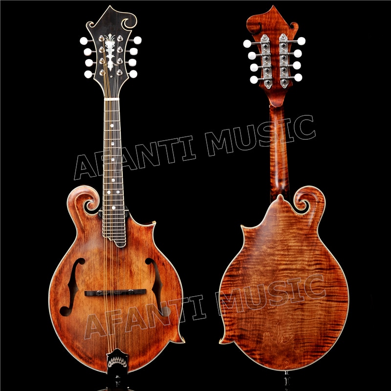 Afanti Solid Spruce top / Flamed Maple Back & Sides / Afanti Mandolin (AMB-209)