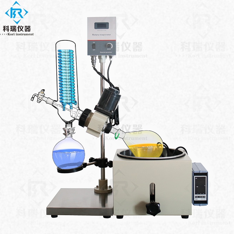 Chemical Vacuum Rotovapor Manual lift 3l Heating bath Rotary Evaporator