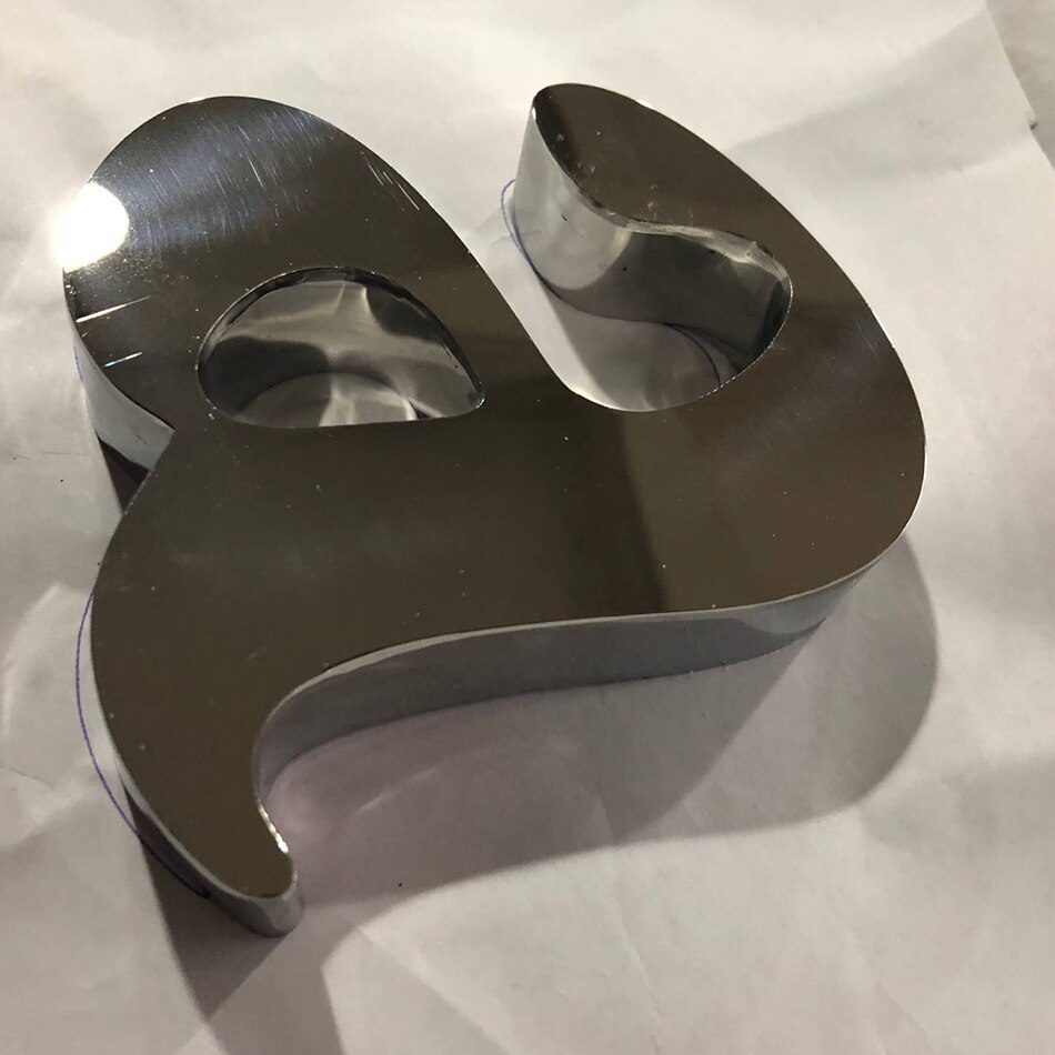 Customed Stainless Steel Letter Sign Metal 3D Letter Sign