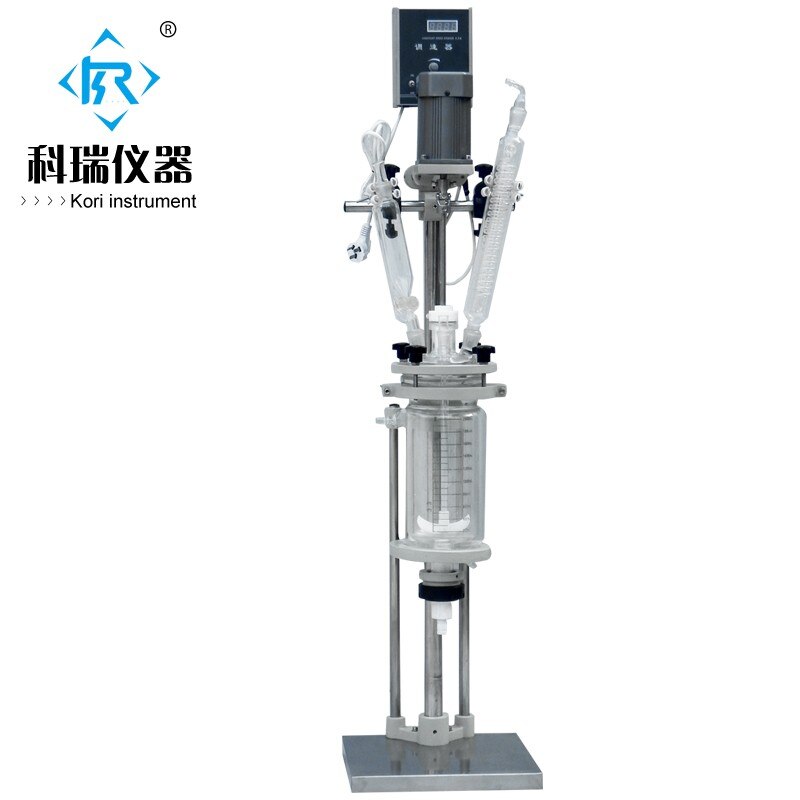 3l Cheap factory price Lab Electrical Small chemical Jacketed Reaction Vessel Stirred reactor