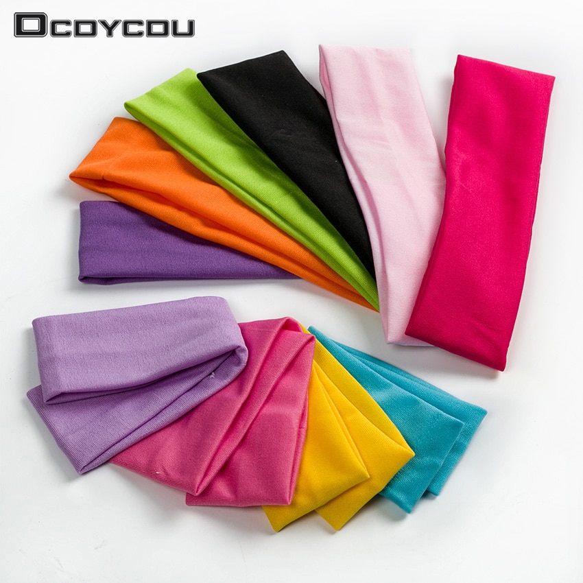 1PC Fashion Style Absorbing Sweat Headband Candy Color Hair Band Popular Hair Accessories for Women