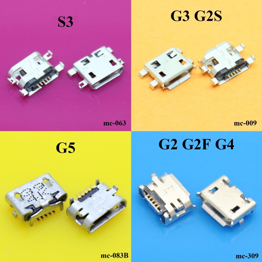 ChengHaoRan For JiaYu S3 G2 G4 G5 G3 G2S G2F USB Micro USB Data Sync Charging Port Connector Plug Universal Horn feet 7.2 mm DIP