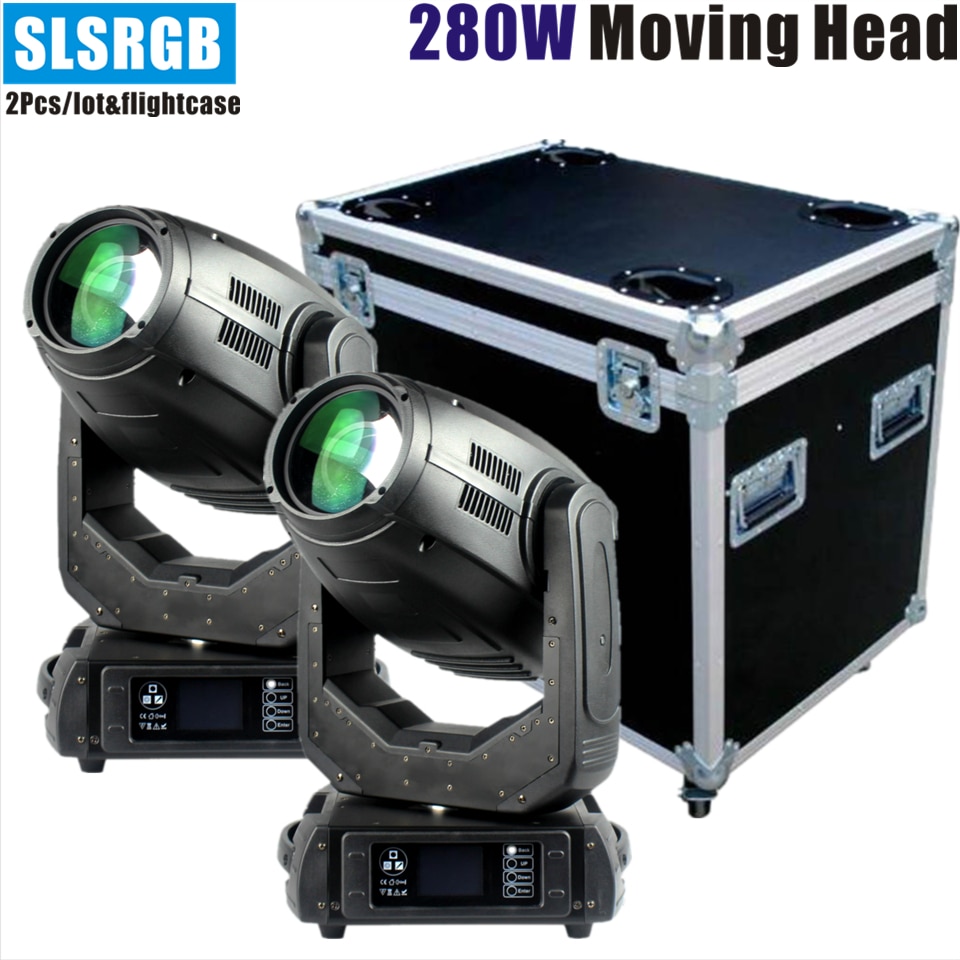 2pcs/lot&flightcase Robe pointe moving heads stage lights 280w 10r beam spot wash 3in1 moving 280w beam 10r moving head Robe