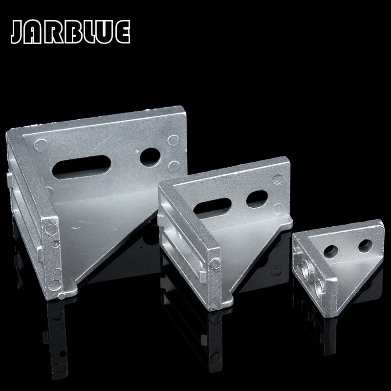 10/20/25pcs Aluminum 2020 Corner Bracket Fittings 20x20x17mm Corner Angle Bracket for Connector Aluminium Profile CNC Router