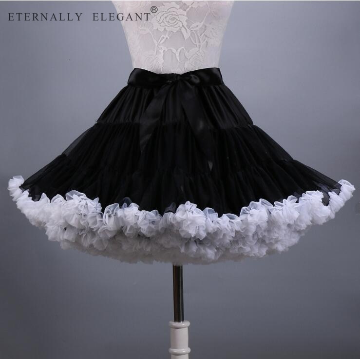 2018 Hot Sale Colorful Tulle Girls Petticoat Underskirt Lolita Faldas Tulle Skirt EE807