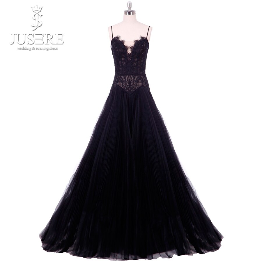 Rosetic Gothic Maxi Dress Black Women Summer Lace A-Line Goth Long Casual Fashion Straps Party Top Hollow Lace Prom Gown