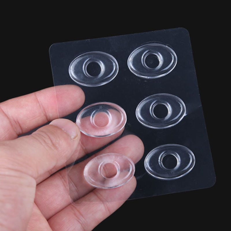 6Pcs/lot Self-Adhesive Silicone Gel Shoe Insole Inserts Pad Cushion Foot Heel Grips Liner Stickers Shoe Inserters