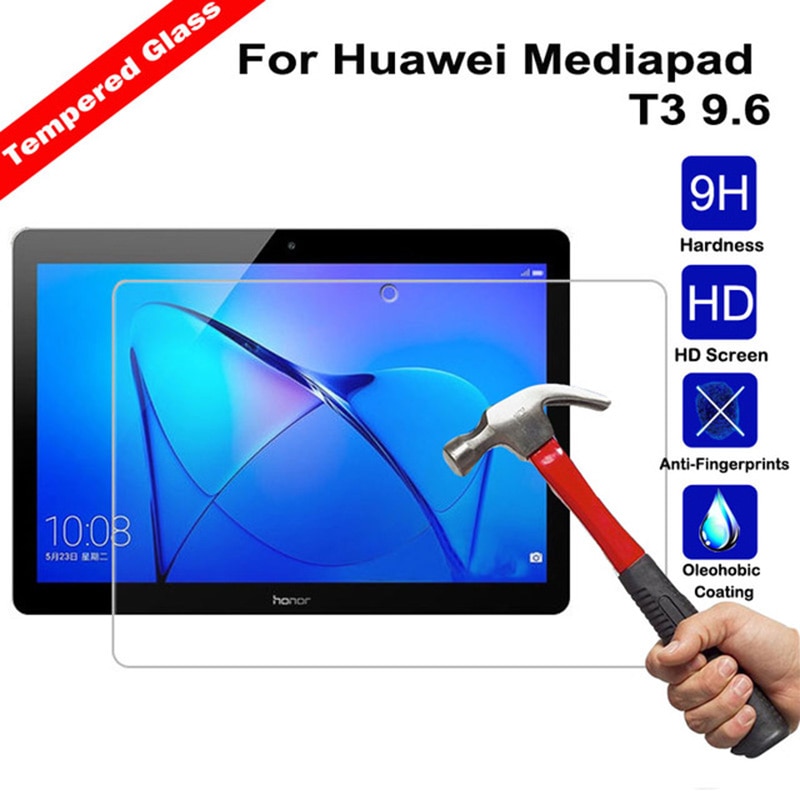 Tempered Glass For Huawei Media Pad T3 10 Screen Protector Tablet 9.6" Tempered Glass Tablet Screen Protectors Film For AGS-L09