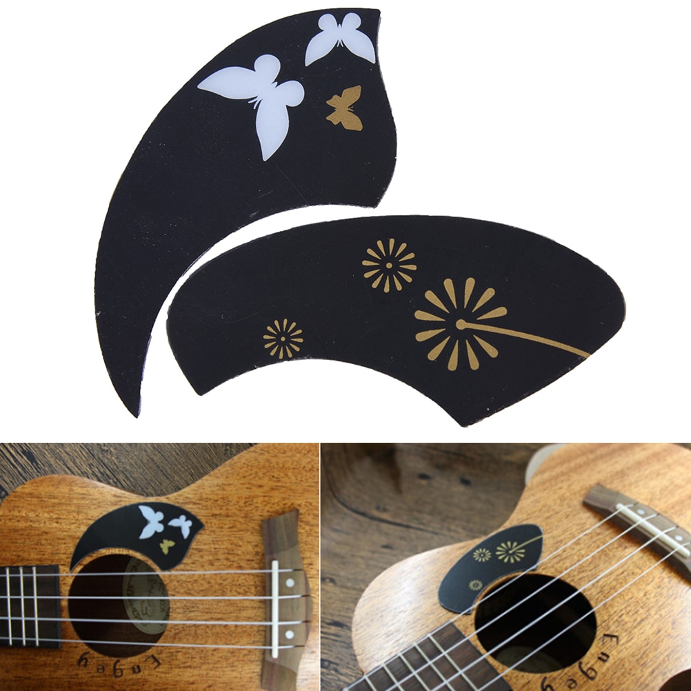 1pc Ukulele Pickguard Guitar Scratching Plate Guitar Plates Parts & Accessories Ukulele protection sticker