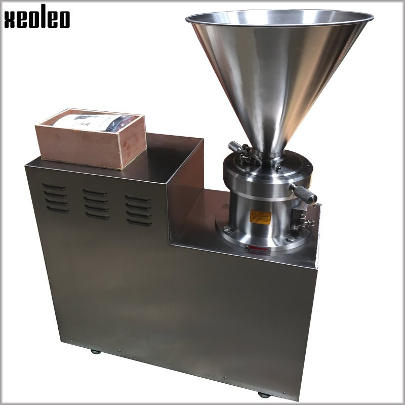 XEOLEO 22LPeanut Butter Maker Commercial Colloid Mill Machine 700-6000kg/h Almond/Walnuts/Sesame or other Nuts grinder 380V 15KW