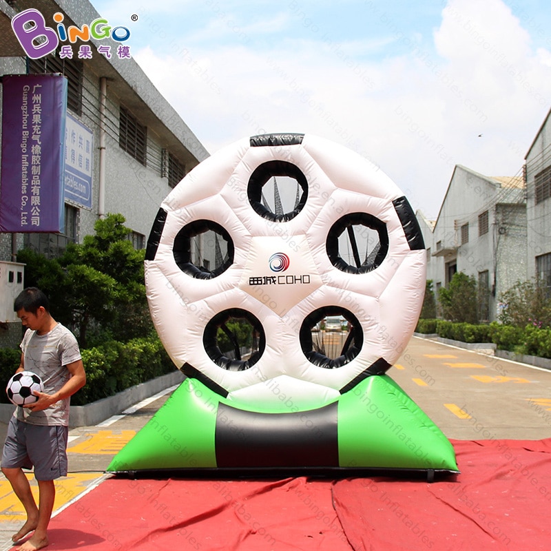 2018 Hot sale inflatable soccer goal football dart boards for outdoot sports game inflatable toys