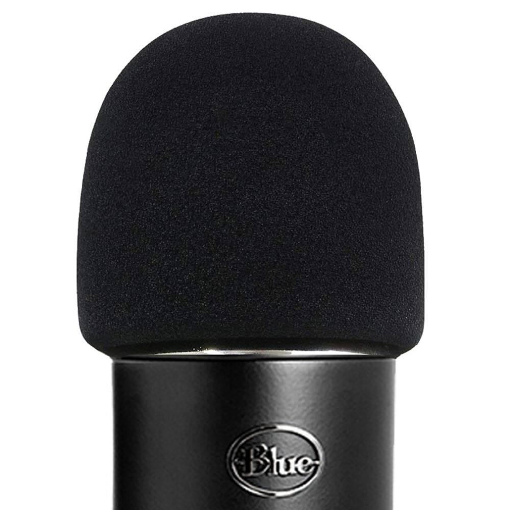 SHELKEE Foam Microphone Windscreen for Blue Yeti ,Yeti Pro condenser microphones- as a pop filter for the microphones