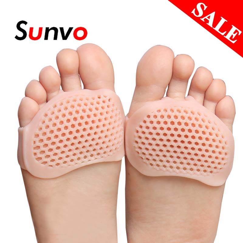 Insoles Forefoot Pads for Women High Heel Shoes Foot Blister Care Toes Insert Pad Silicone Gel Insole Pain Relief Dropshipping