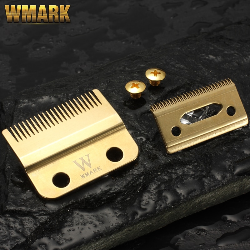 WMARK W-2 Professional 2-Hole stagger-teeth Clipper Blade moving blade with screw Replacement blade high quanlity material