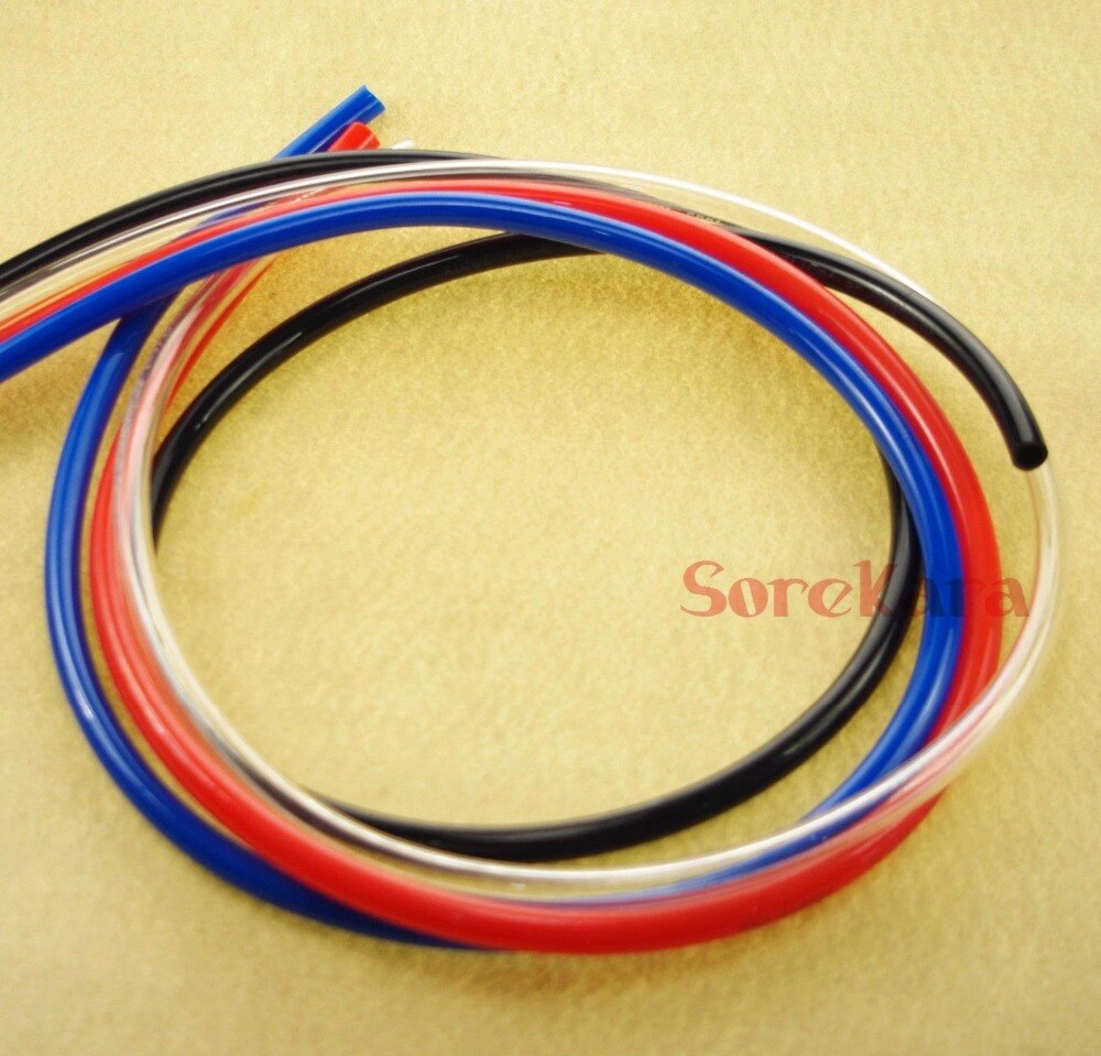 PU Tube O/D 4mm 6mm 8mm 10mm 12mm Color CLEAR/BLUE/ORANGE/BLACK PU Air Tubing Pipe Hose