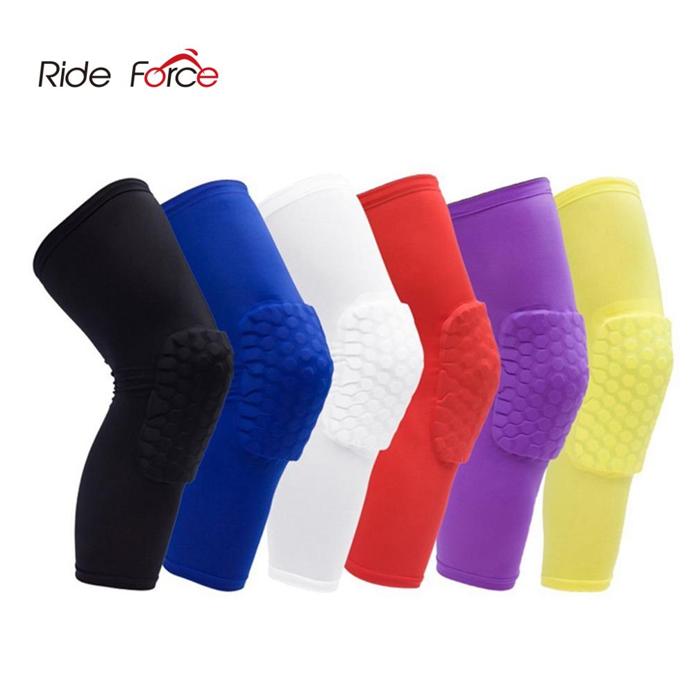 1PC Basketball Knee Pads Sleeve Honeycomb Brace Elastic Kneepad Protective Gear Patella Foam Support Volleyball Support